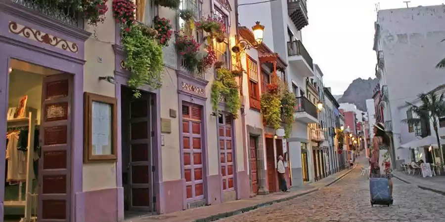 De compras en La Palma